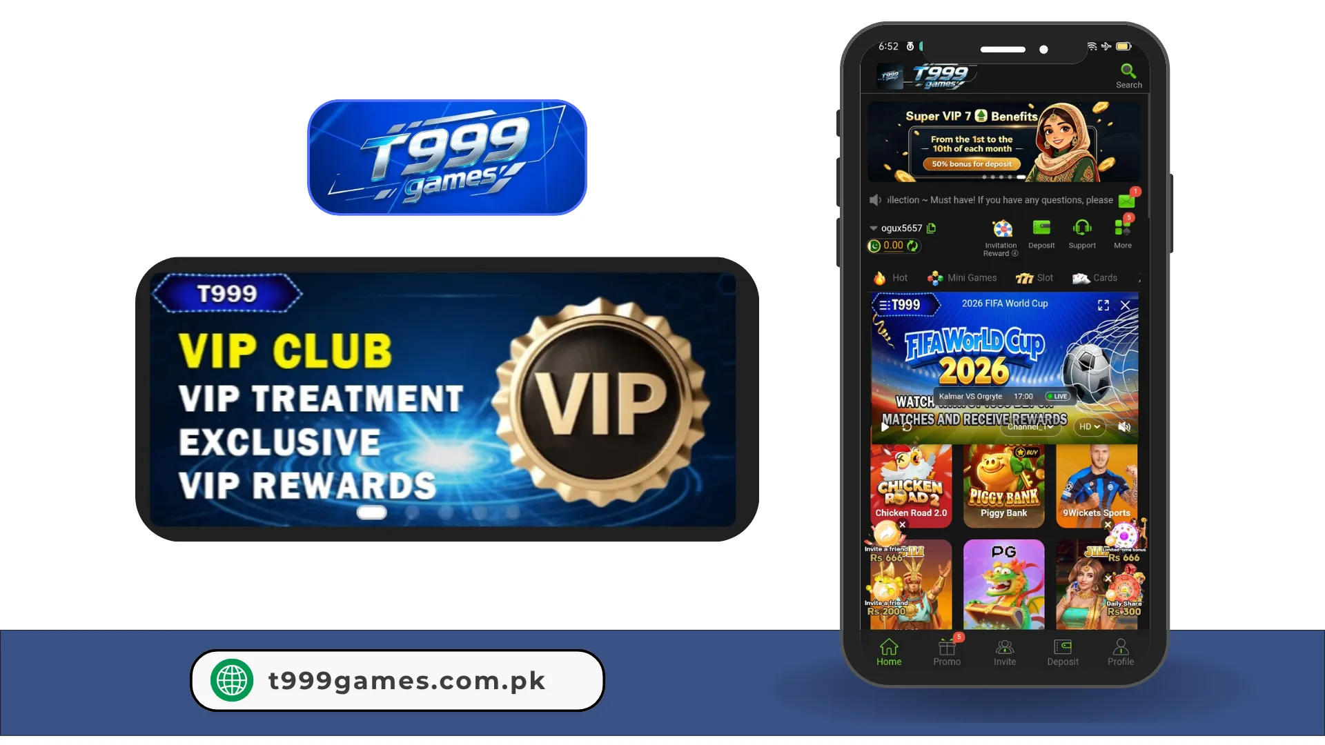 T999 Game VIP rewards and exclusive features.